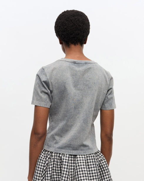 Heavy Cotton Heart Washed Small T-Shirt