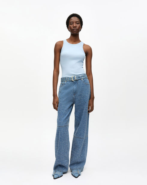 Izey Fluffy Belt Jean