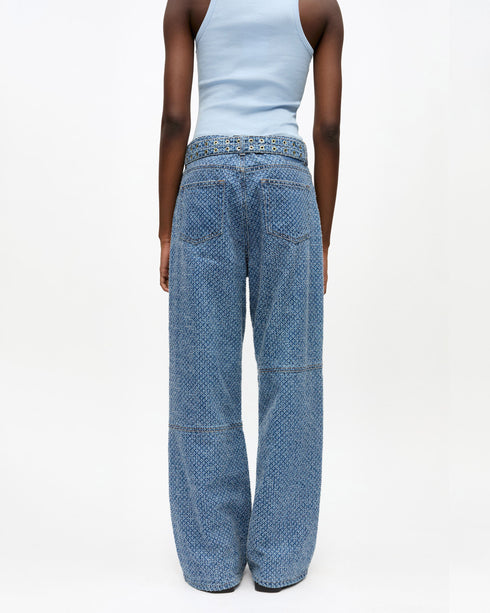 Izey Fluffy Belt Jean