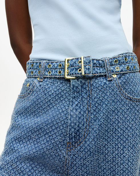 Izey Fluffy Belt Jean