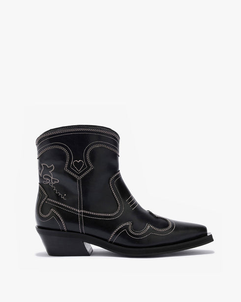 Low Shaft Emb Western Boot - Oleatex