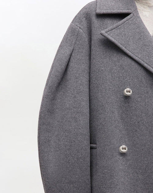 Peacoat Wool Midi Coat