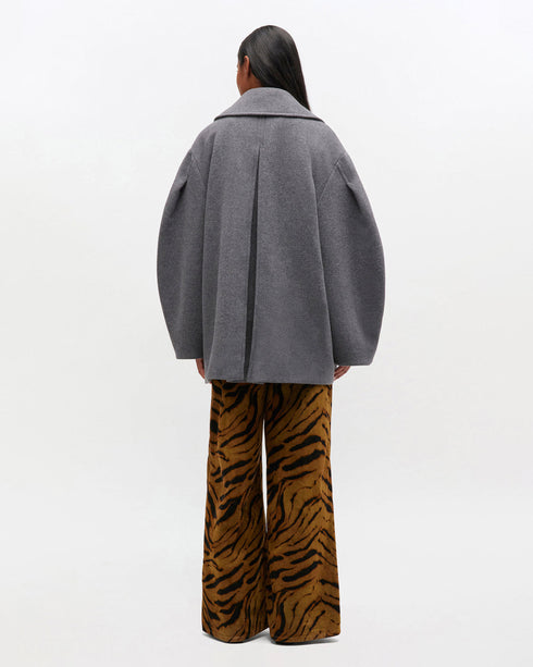 Peacoat Wool Midi Coat