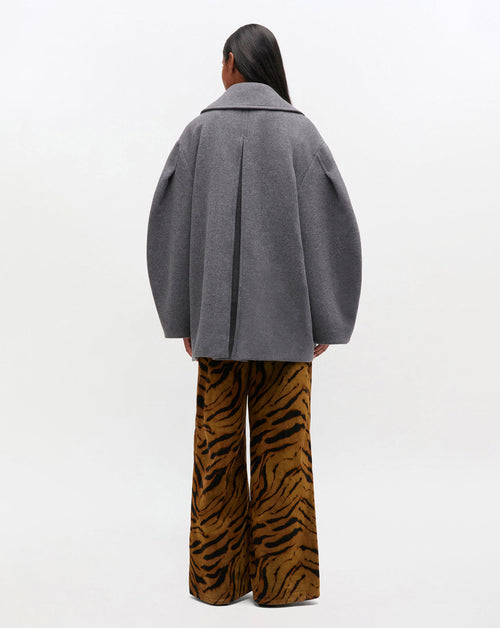 Peacoat Wool Midi Coat