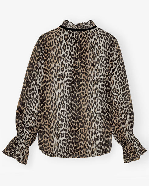 Printed Viscose Chiffon Shirt