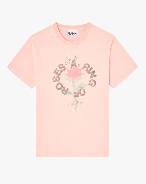 Ring of Roses Print T-Shirt