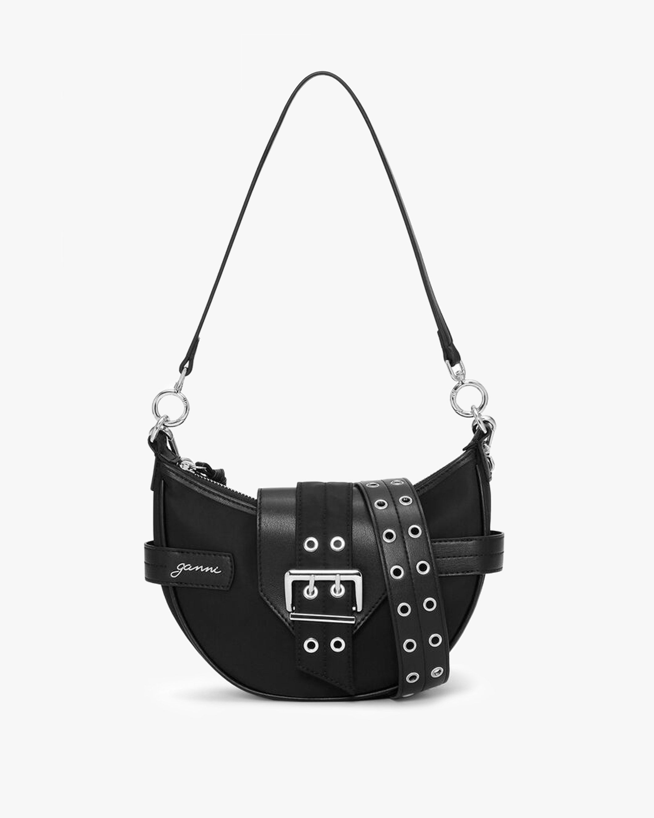 小物 GANNI Black butterfly rhinestones belt Black Butterfly Rhinestones Belt | GANNI FI