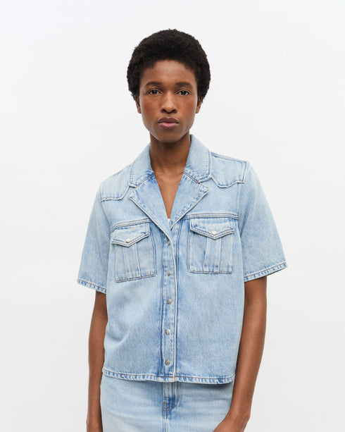 Soft Rigid Denim Shirt