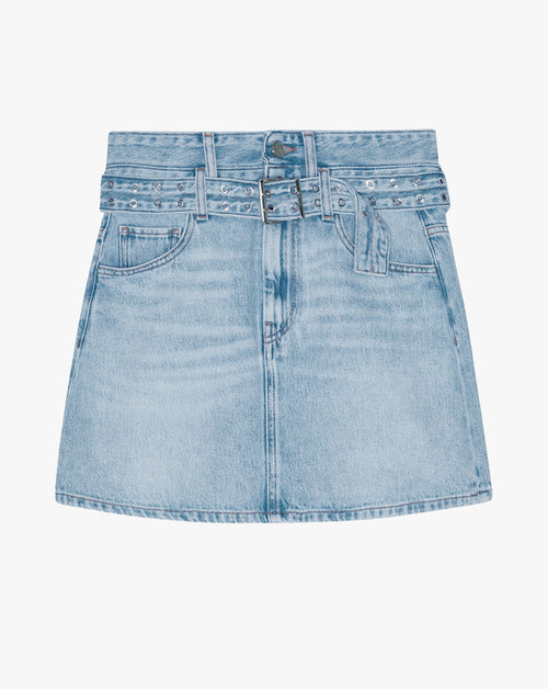 Soft Rigid Denim Skirt GANNI WORKSHOP
