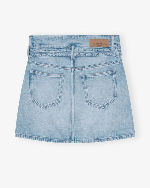 Soft Rigid Denim Skirt