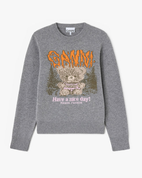 Teddy Forest Wool Sweater