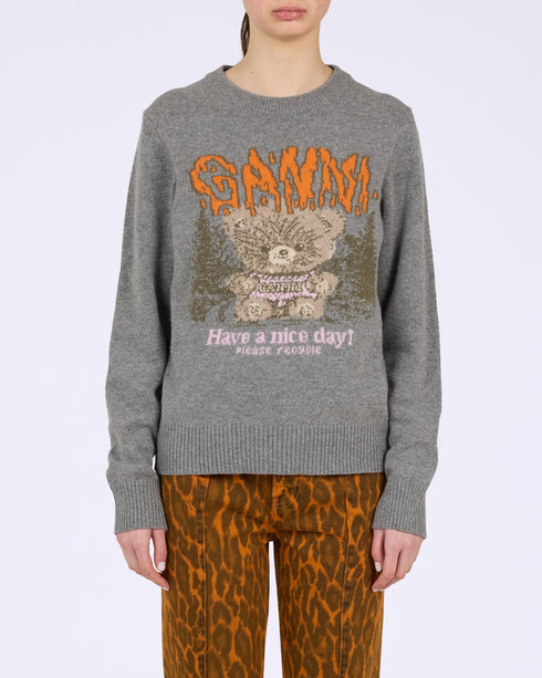 Teddy Forest Wool Sweater