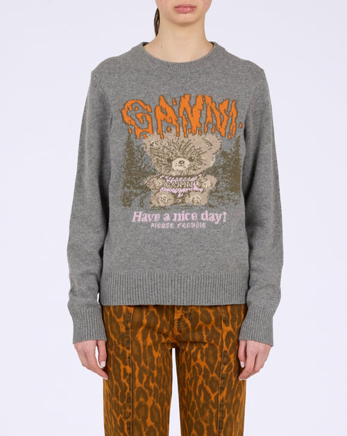 Teddy Forest Wool Sweater