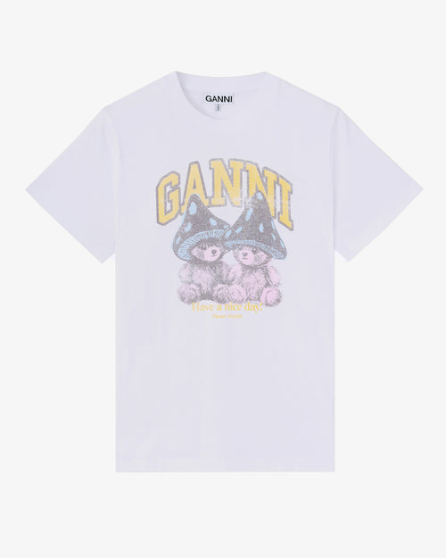 Teddy Mushrooms Relaxed T-Shirt