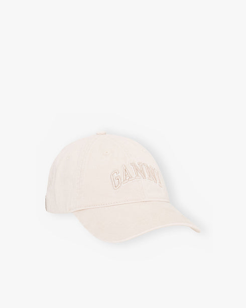 Washed Cotton Canvas Emb Cap