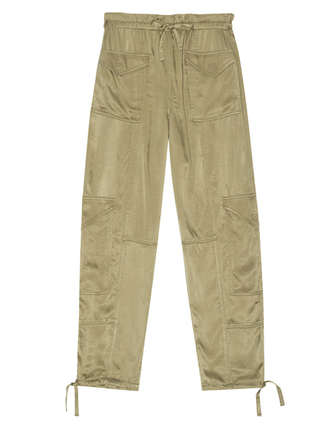 Washed Satin Pants