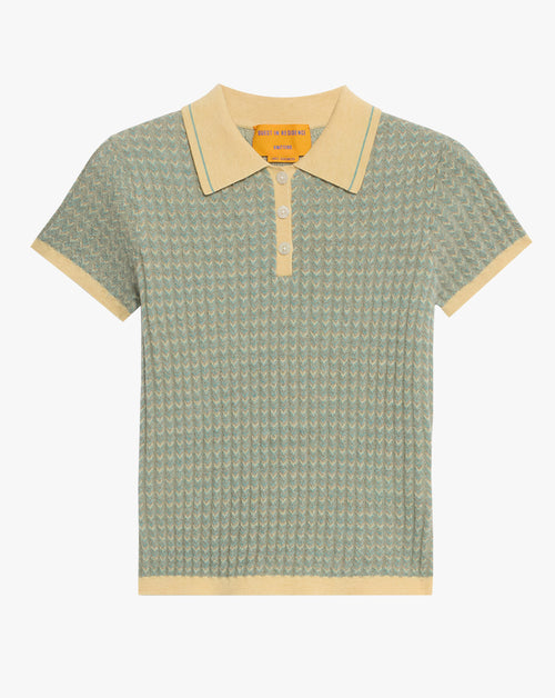 Chevron Shrunken Polo