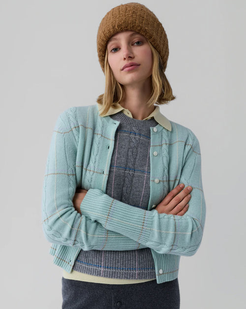 Jane Check Cardigan