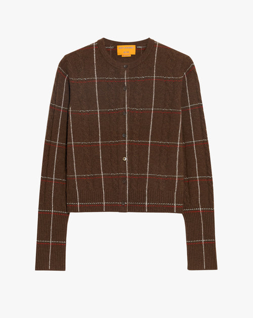 Jane Check Cardigan
