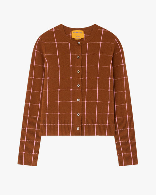 Jane Checker Cardigan