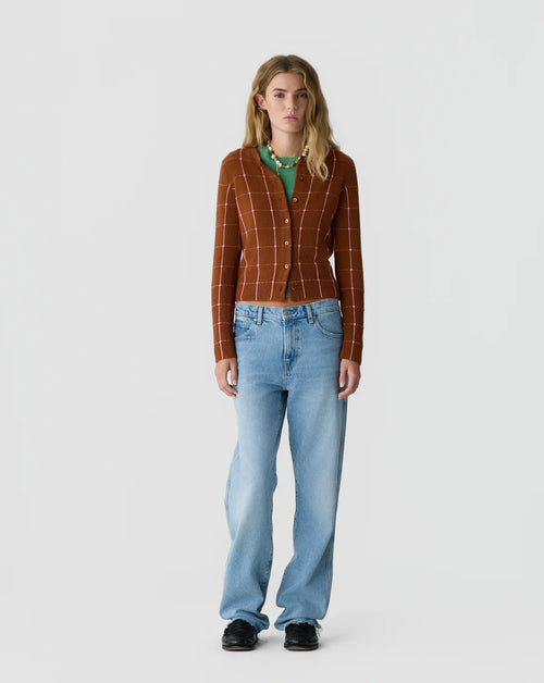 Jane Checker Cardigan
