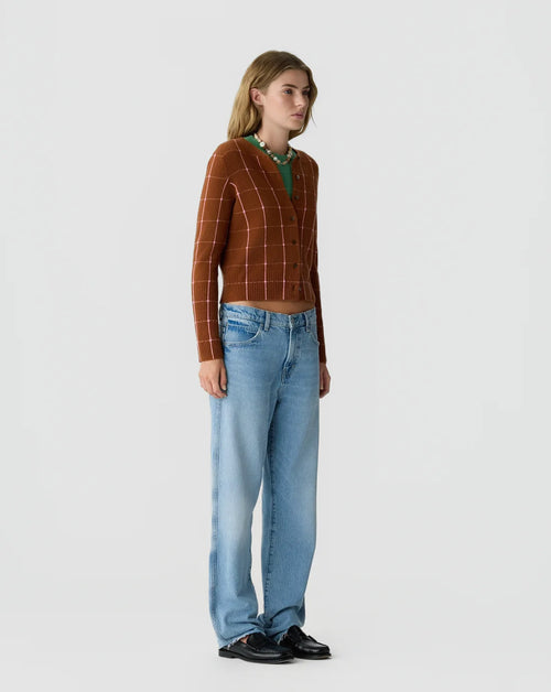 Jane Checker Cardigan