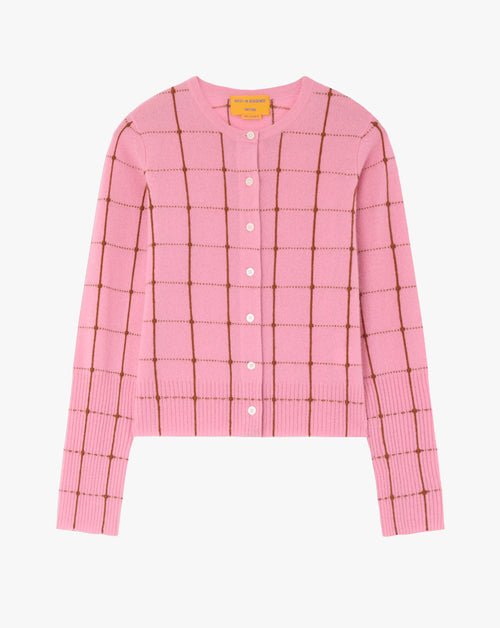Jane Checker Cardigan