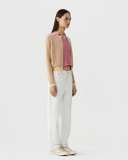 Pebble Stripe Jane Cardigan