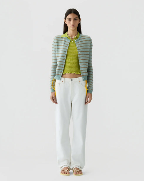 Pebble Stripe Jane Cardigan