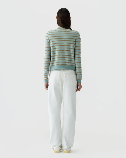Pebble Stripe Jane Cardigan