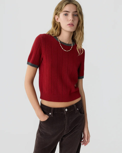 Rib Ringer Tee