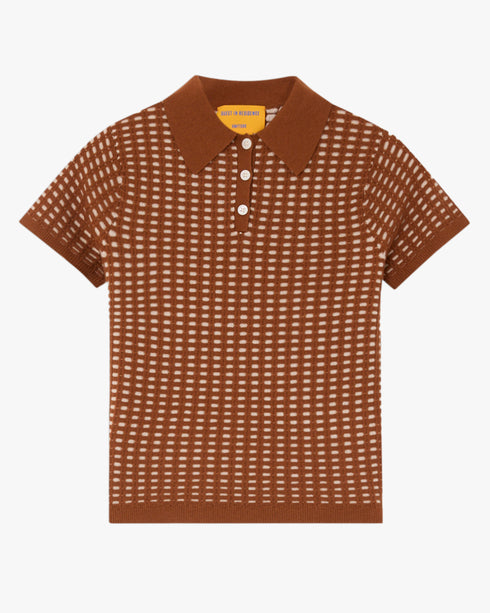 Shrunken Waffle Polo