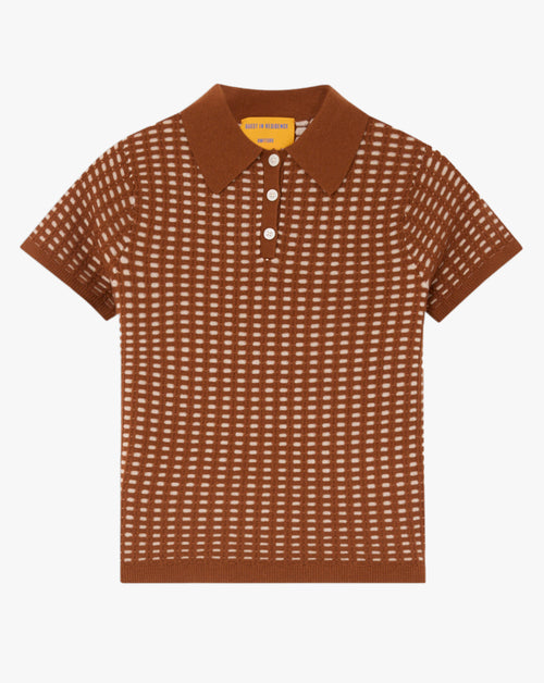 Shrunken Waffle Polo