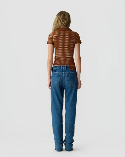 Shrunken Waffle Polo