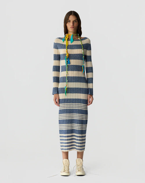 Striped Rib Dress