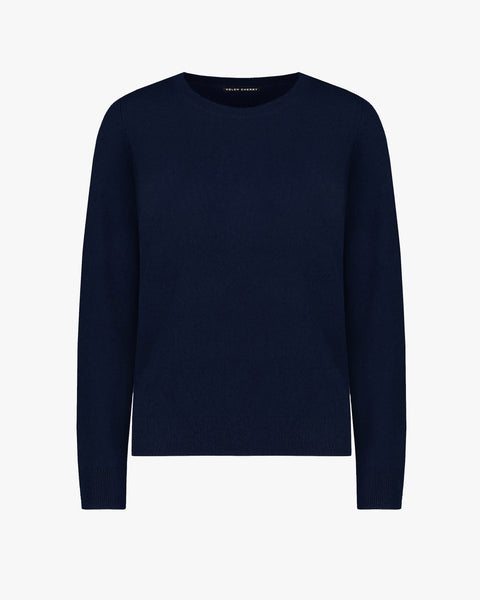新品 Glenmac Cashmere crew neck Navy 46 Men's Ocean Cashmere Crew Neck | Tricot