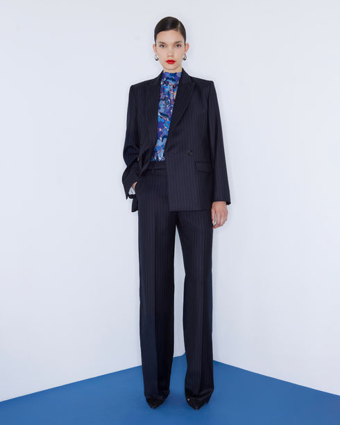 Keaton Pinstripe Trouser