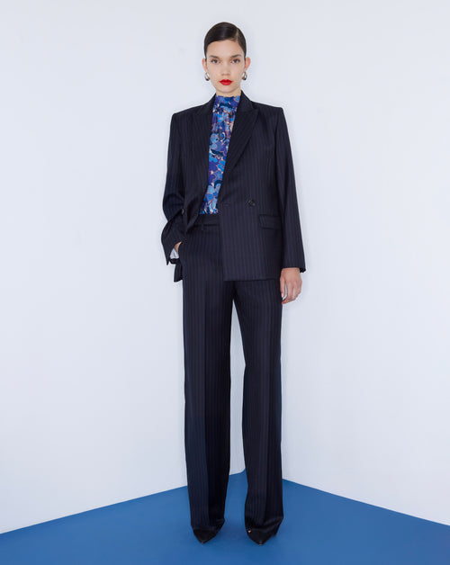 Keaton Pinstripe Trouser