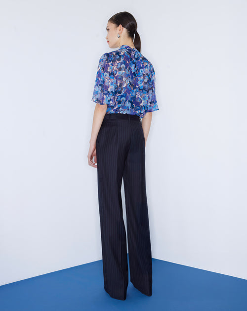 Keaton Pinstripe Trouser