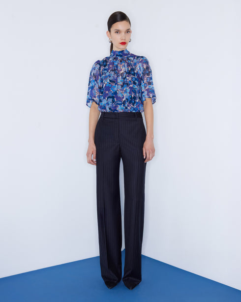 Keaton Pinstripe Trouser