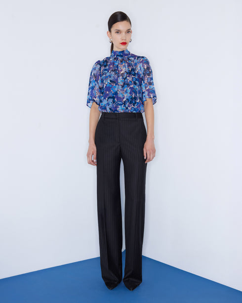 Keaton Pinstripe Trouser