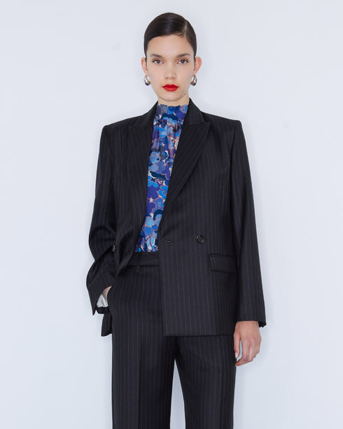 Rae Pinstripe Blazer