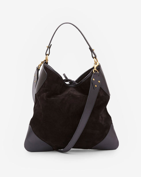Botsy Day Suede Shoulder Bag