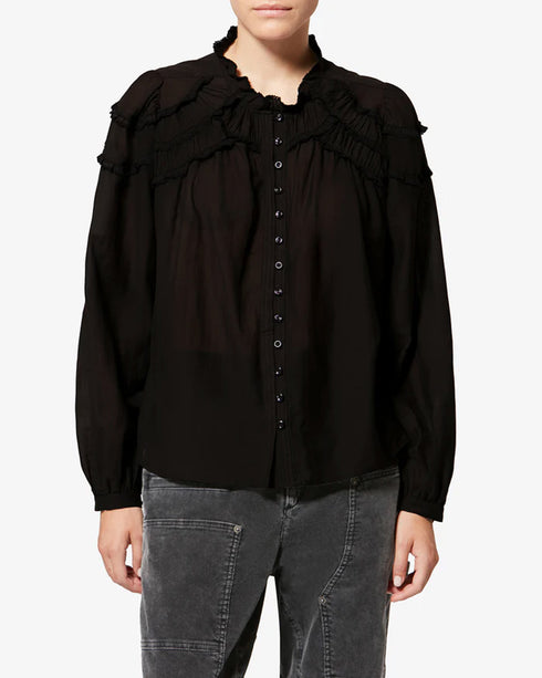 Christa Emb Blouse