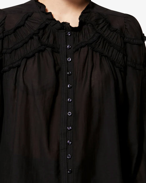Christa Emb Blouse