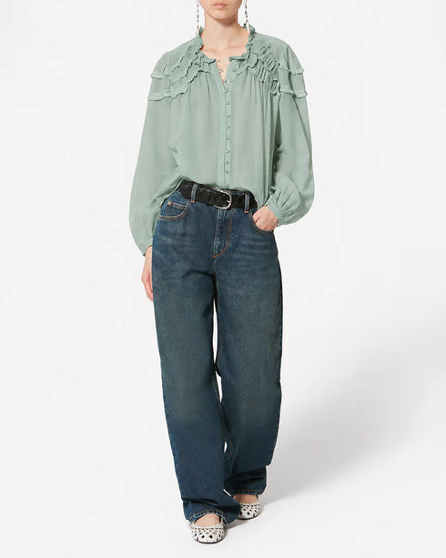Christa Emb Blouse
