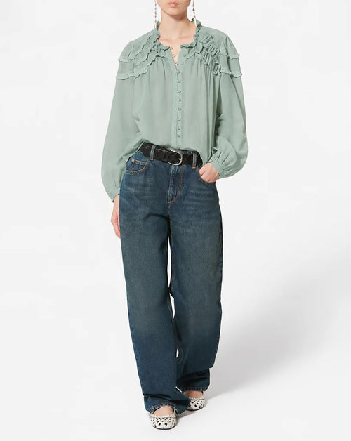 Christa Emb Blouse