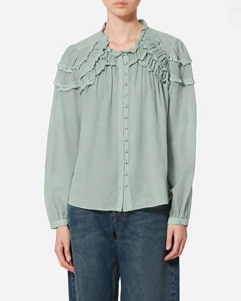 Christa Emb Blouse