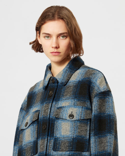 Harveli Check Shirt Jacket
