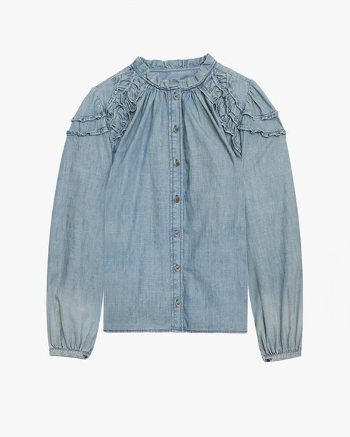 Milya Chambray Blouse